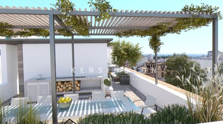 Penthouse in Santa Catalina Mallorca-Terrasse