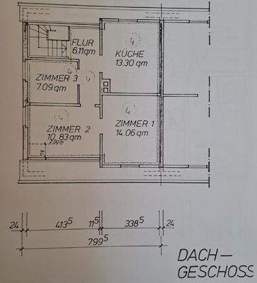 Grundriss - Dachgeschoss
