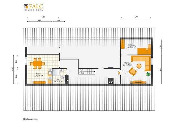 Grundriss Dachgeschoss
