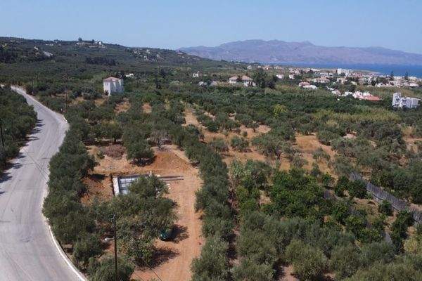 Kreta, Maleme: Villa in mediterraner Anlage mit Olivenhain und Meerblick zu verkaufen