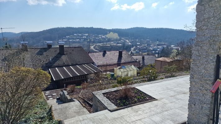Fernsicht von Veranda