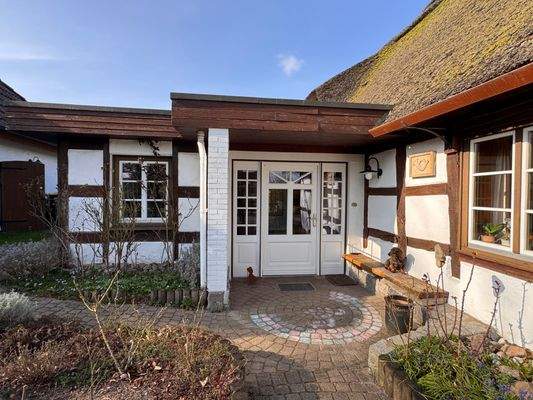 Eingang Reetdachhaus