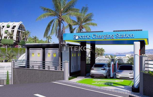 Elegant Flats in a Hotel Concept Project in Alanya