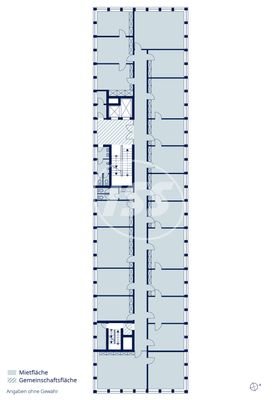 Mustergrundriss - Grundriss 5. Obergeschoss