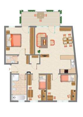 unverbindliche Grundrissdarstellung