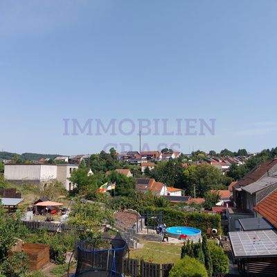 Blick von dem Balkon