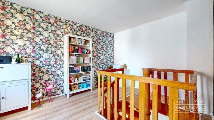 OG - Arbeitszimmer mit Wendeltreppe