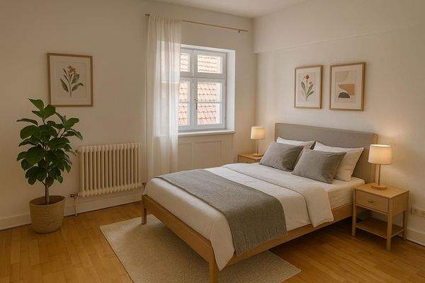 Schlafzimmer (so könnte es eingerichtet aussehen)