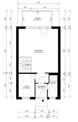 Grundriss - Erdgeschoss