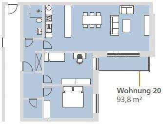 Grundriss WE 20