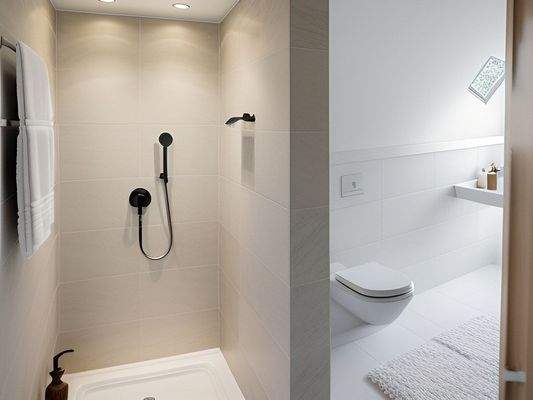 Badezimmer Beispiel Visualisierung