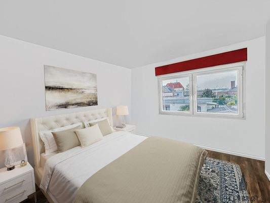 Schlafzimmer gestaged