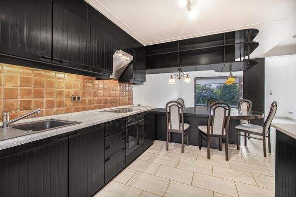 Koch- und Essbereich im Erdgeschoss