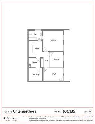 Grundriss Untergeschoss