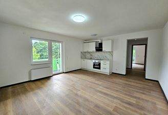 Küche mit Wohn-/Essbereich