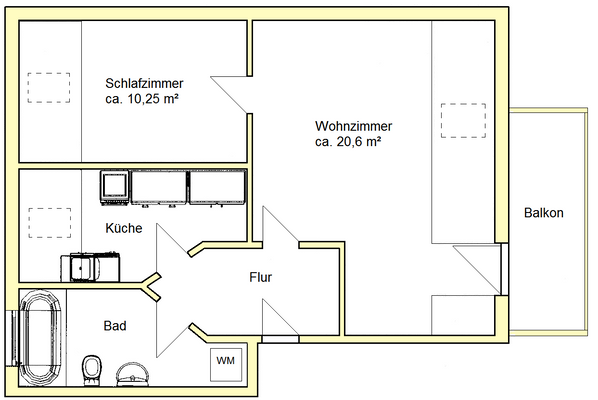 Wohnungsgrundriss