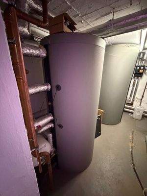 Heizungsraum mit Boiler