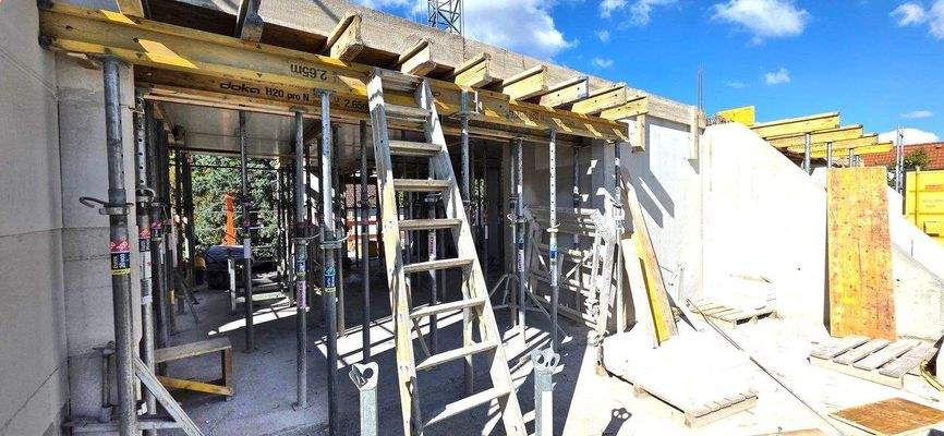 Dachterrasse Bautenstand