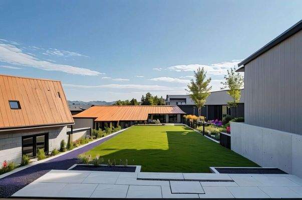 Gartenansicht (mit KI digital verändert)