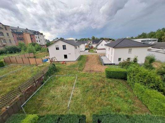 Hausgarten von oben gesehen