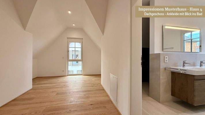 Musterhaus Ankleide