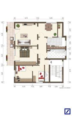 OG Beispiel möbliert