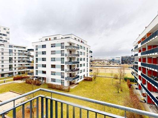 Blick aus dem Schlafzimmer