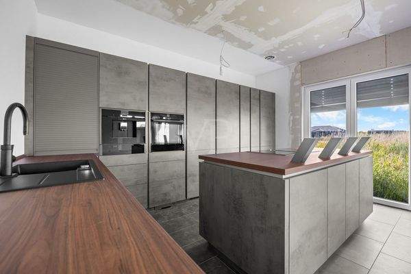 Offene Küche im Erdgeschoss