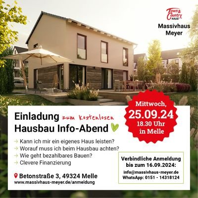 Hausbau-Info-Abend