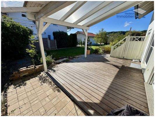 Überdachter Terrassenbereich