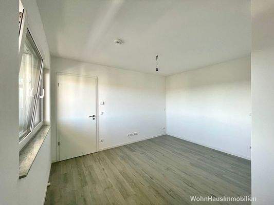 Auch das Schlafzimmer ist ausreichend groß