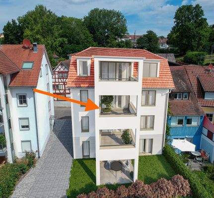 Hier befindet sich die Wohnung