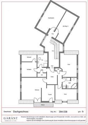 Grundriss Dachgeschoss