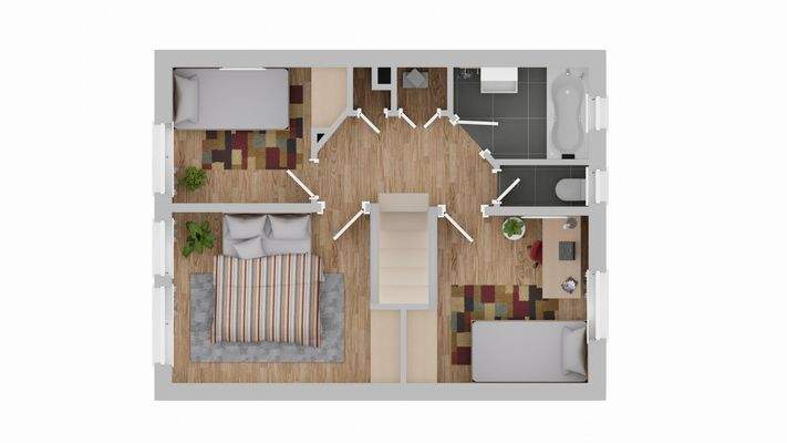 Grundriss Obergeschoss