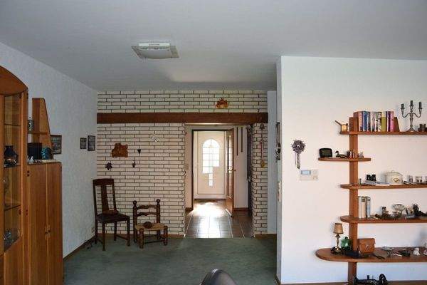 Blick vom Wohnzimmer