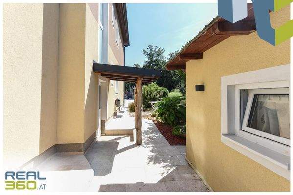 Zugang Gartenbereich