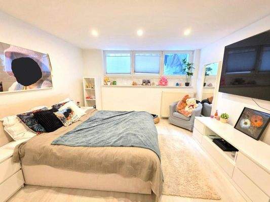 Schlafzimmer in der Einliegerwohnung