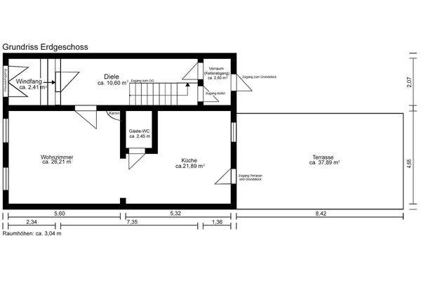 Grundriss Erdgeschoss