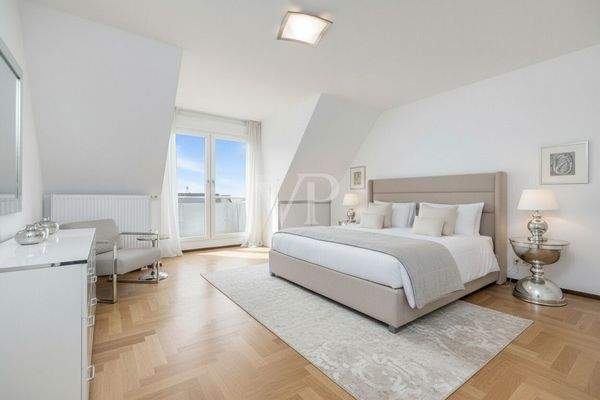 Schlafzimmer mit Balkon | Visualisierung