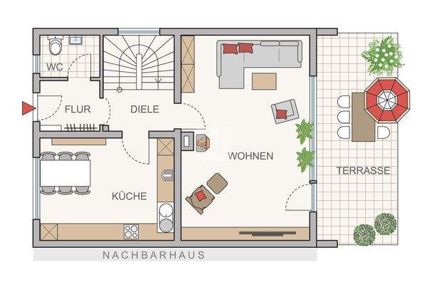 Grundriss Erdgeschoss