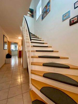 Aufgang in das Obergeschoß