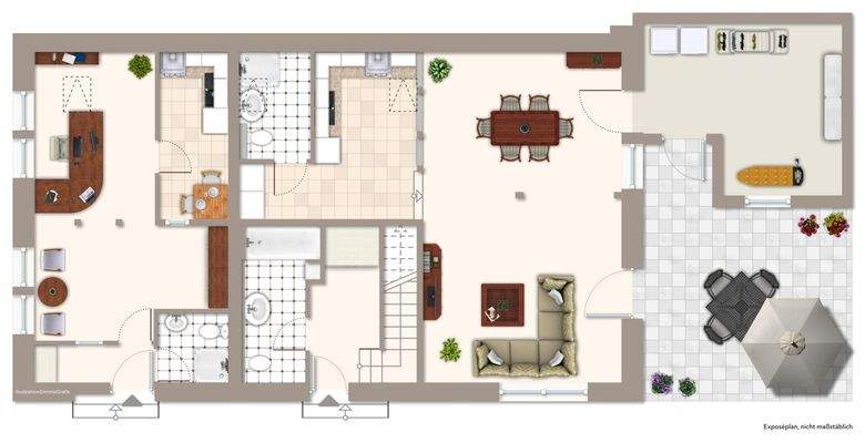 Vorderhaus Erdgeschoss