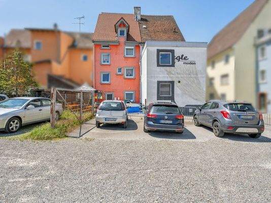 Rückseite aus Entfernung