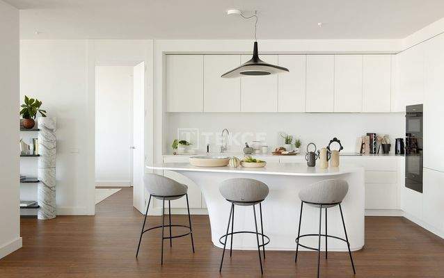 Apartments in a Residence Near the Sea on Diagonal Street Barcelona