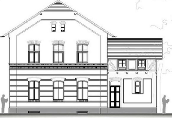 Gebäude Skizze