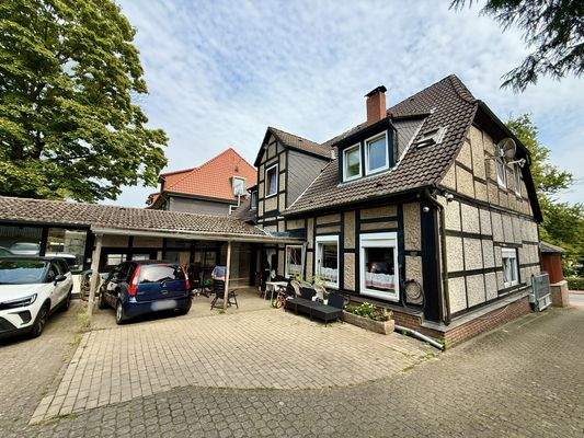 Rückansicht Gebäude