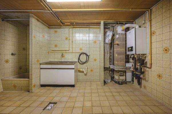Heizungsraum im Souterrain
