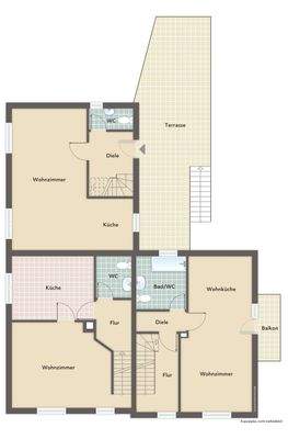 Grundriss Obergeschoss