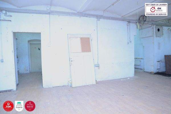 Durchsicht durch die Zwischenräume in der Mitte