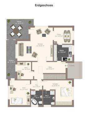 Grundriss Erdgeschoss 